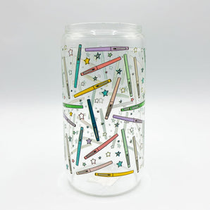 SALE - Pens Can Glass By Callie Danielle