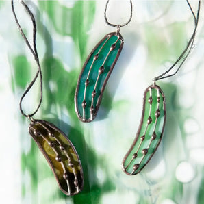 Pickle Ornament By Glass House Studios