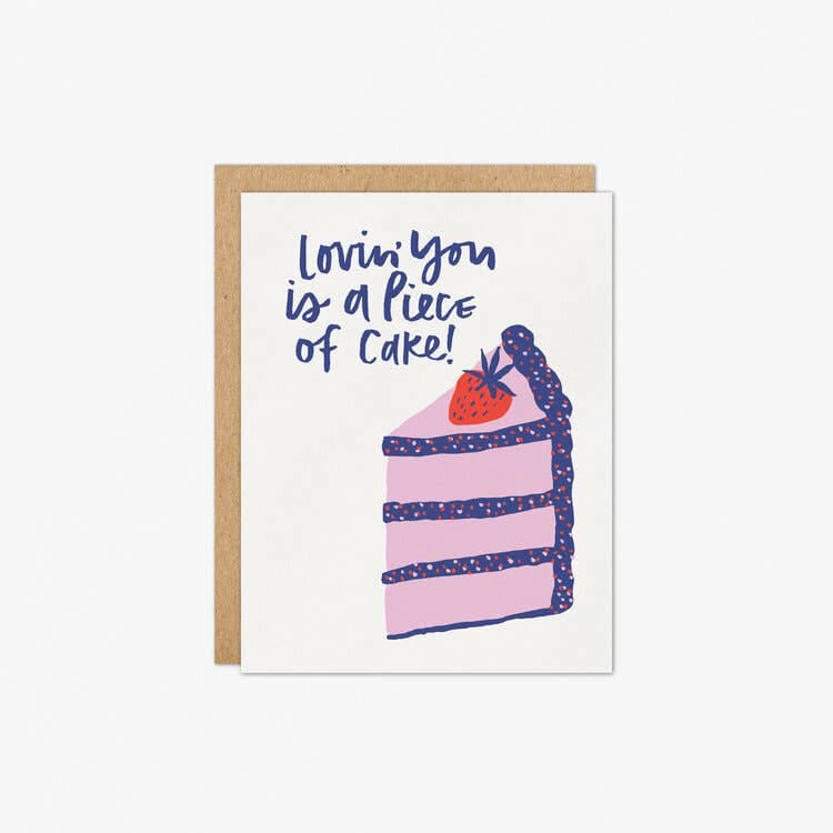 Piece of Cake Love Card By March Party Goods