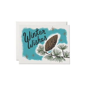 Pine Cones Holiday Card By Red Cap Cards