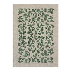 Pine Cones Linen Tea Towel By Square Love