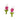 Pink & Red Tulip Earrings (various colours) By Printedmel