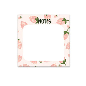 Pink Strawberry Sticky Notes By Jaybee Design