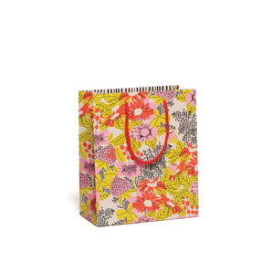 Pink Yellow & Red Floral Medium Gift Bag By Cap Cards