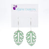 Plant Leaf Earrings (various colours) By Aflame Creations