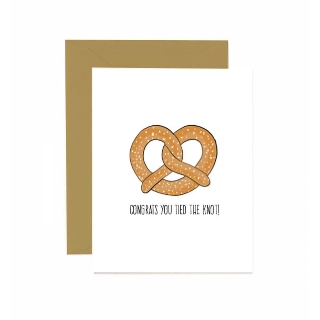 Pretzel Knot Wedding Card By Jaybee Design