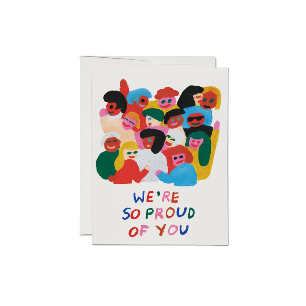 Proud Crowd Card By Red Cap Cards