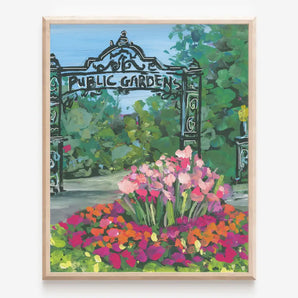 Public Gardens Gate 11x14 Print By Janna Wilton Art