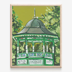 Public Gardens Gazebo 11x14 Print By Janna Wilton Art