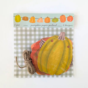 Pumpkin Paper Garland By Lucky Sprout Studio