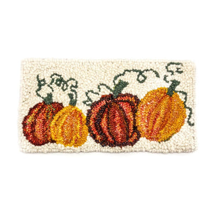 Pumpkins Rug Hooked Mat By Lucille Evans Rugs