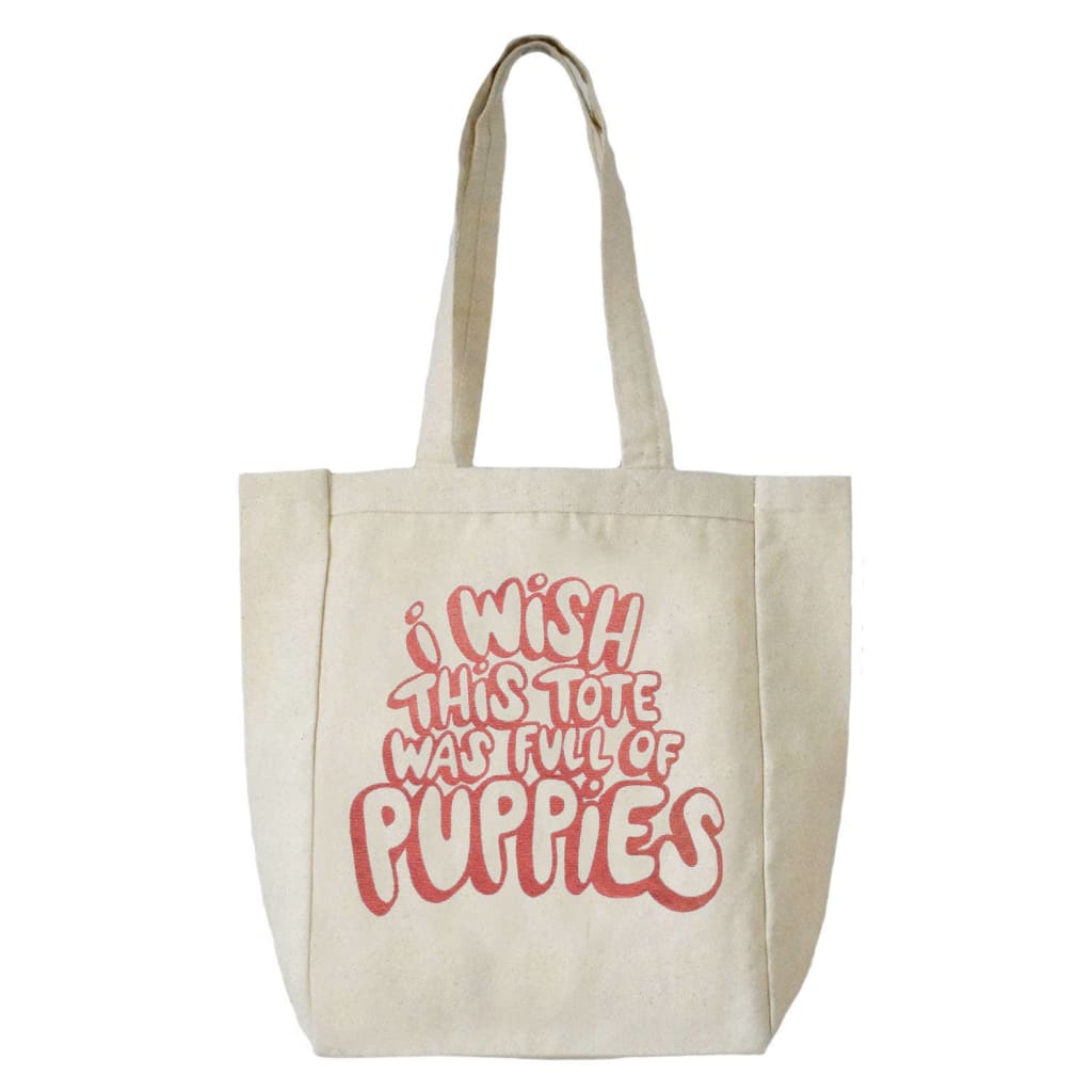 Puppies Tote Bag By Frog & Toad Press