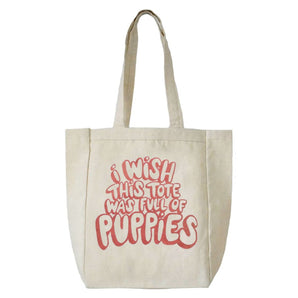 Puppies Tote Bag By Frog & Toad Press