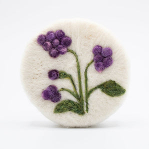 Purple Lupin Felted Soap By Magic of Wool