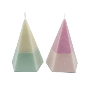 Pyramid Soy Wax Candle (various colours) By Bizarre Wicks