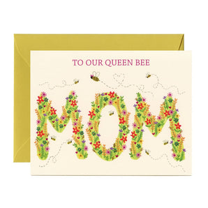 Queen Bee Flowers Card By Yeppie Paper