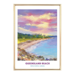 Queensland Beach 12x16 Print By Janna Wilton Art