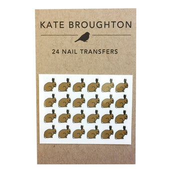 Rabbit Nail Art Transfers By Kate Broughton