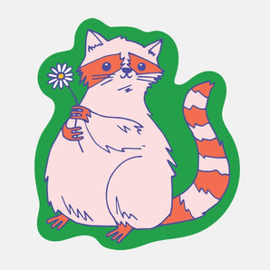 Raccoon Sticker By The Good Twin