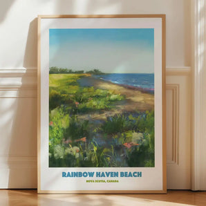 Rainbow Haven Beach 11x14 Print By Janna Wilton Art