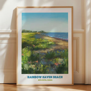 Rainbow Haven Beach 12x16 Print By Janna Wilton Art