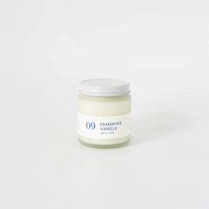 Raspberry + Vanilla 4oz Soy Candle By Flambette