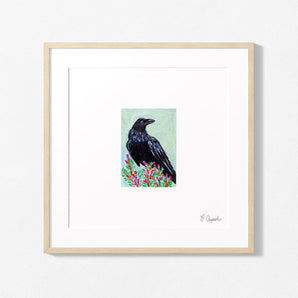 Raven 8x8 Print By Bryanna Chapeskie