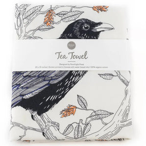 Raven Tea Towel By Porchlight Press