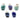 RdC Pebble Vase - Prismatic (various colours) By Rachel de