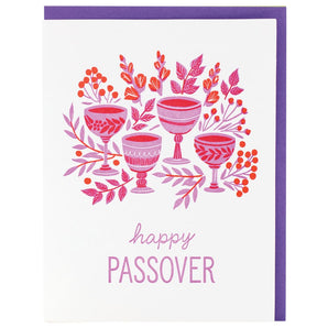 Red Wine Passover Card By Smudge Ink