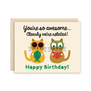 Related Cats Birthday Card By The Beautiful Project