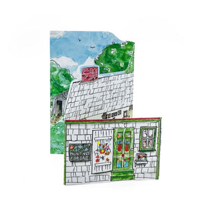 Replica Maud Lewis House Trifold Card By Bard