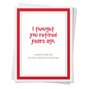 Retired Long Time Ago Card By Design Corner