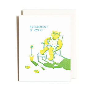 Retirement Bear Card By Homework Letterpress