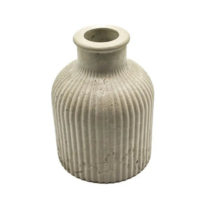 Ribbed Concrete Bottle (various colours) By CG Watercolors &