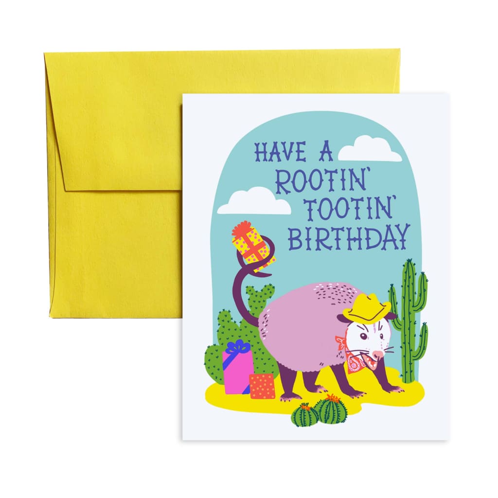 Rootin’ Tootin’ Birthday Card By 5 Eye Studio