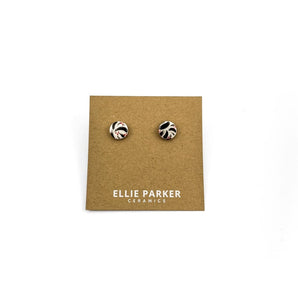 Round Patterned Studs (various designs) By Ellie Parker