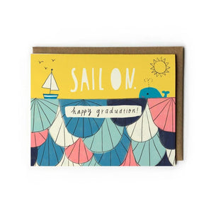 Sail On Happy Graduation Card By Honeyberry Studios