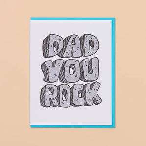SALE - Dad You Rock Card By And Here
