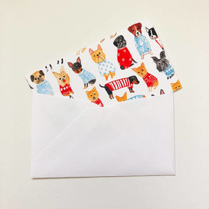 Dogs in Sweaters Tiny Notes 10 Pack By Honeyberry Studios