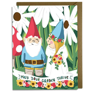 SALE - Gnome Wedding Card By Kat French Design