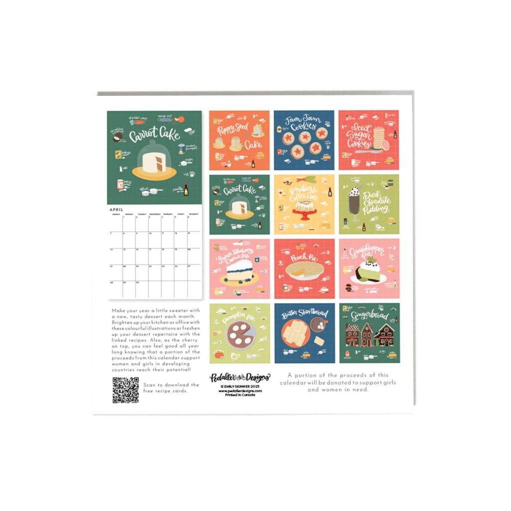 SALE - Sweet Life 2024 Calendar By Pedaller Designs
