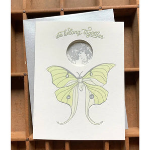 SALE - We Belong Together Card By Blackbird Letterpress