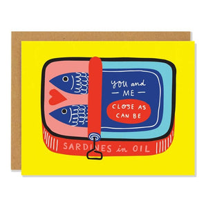 Sardines Love Card By Badger & Burke