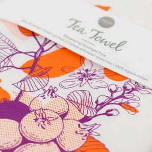 Saskatoon Berry Tea Towel By Porchlight Press