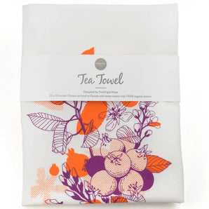 Saskatoon Berry Tea Towel By Porchlight Press