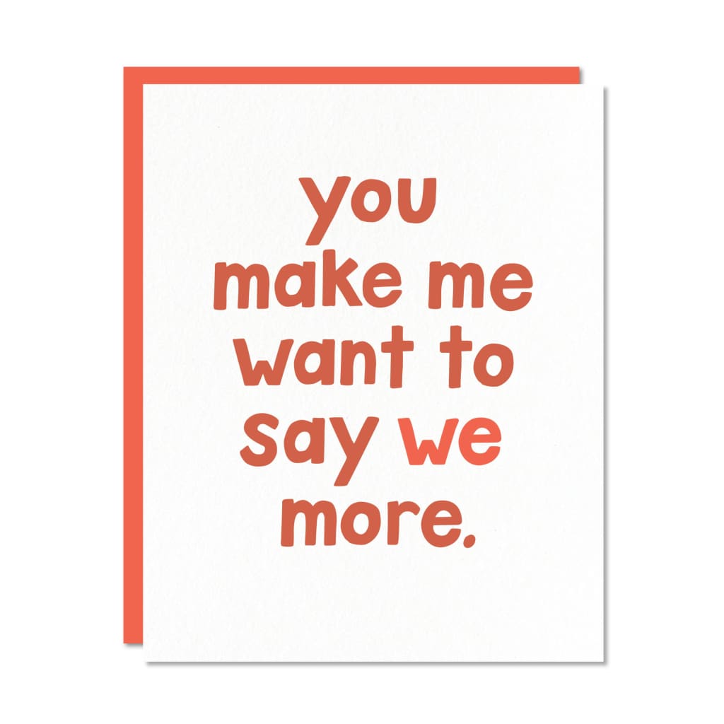 Say We More Card By Odd Daughter Paper Co.
