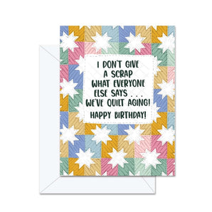 Scrappy Quilt Birthday Card By Jaybee Design