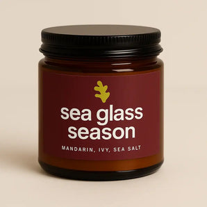 Sea Glass Season 8oz Soy Candle By Kelp House Co.