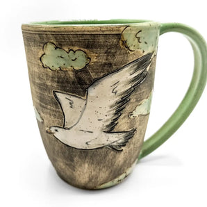 Seagull Mug (Teal Interior) By Marla Benton